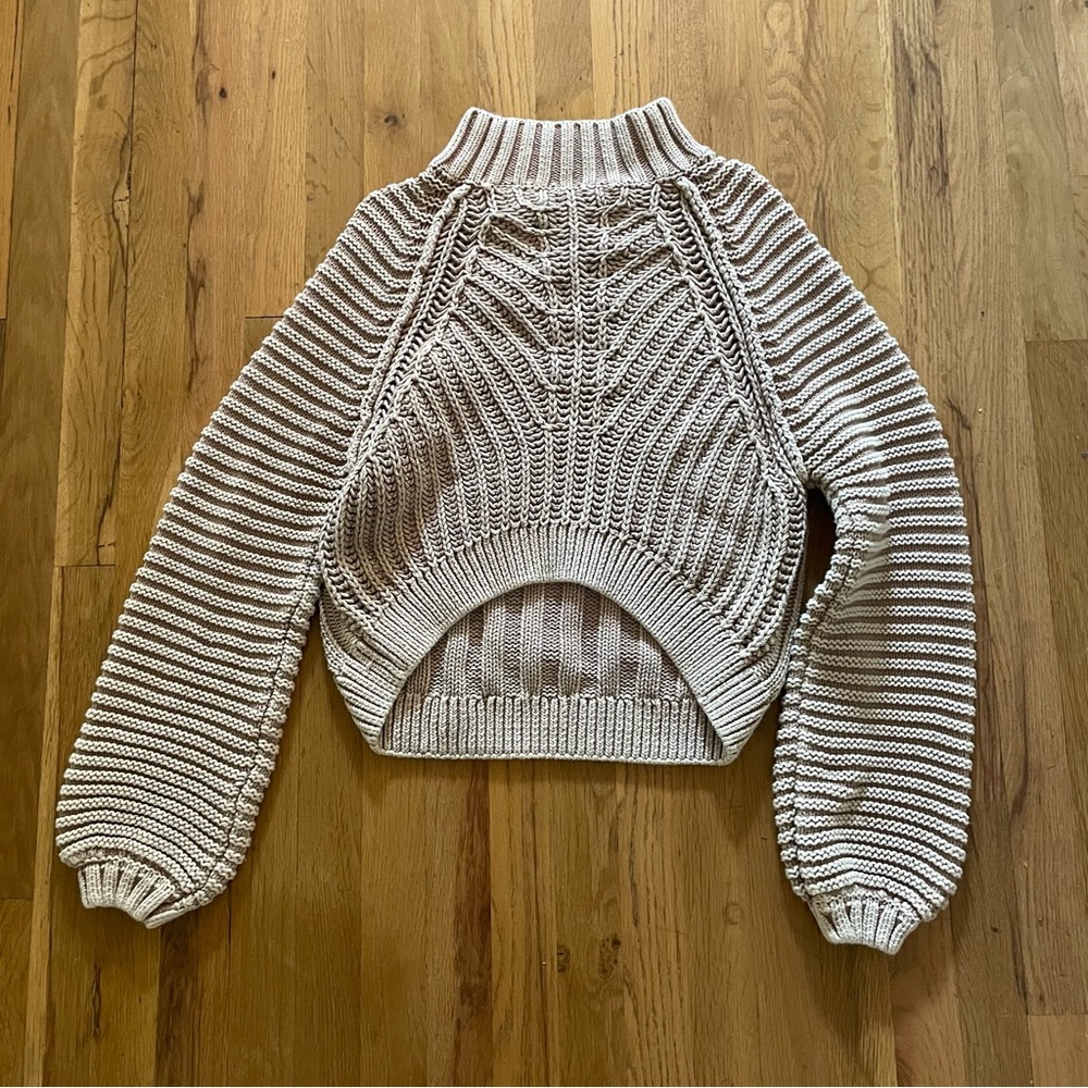 FREE PEOPLE Sweetheart Sweater in Sand